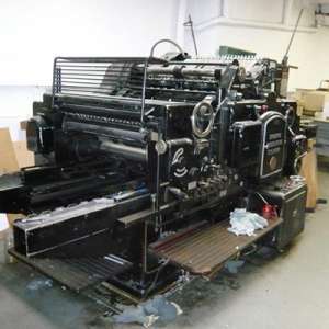 Paper & printing mowers closing dance number heidelberg - size 520x720mm
